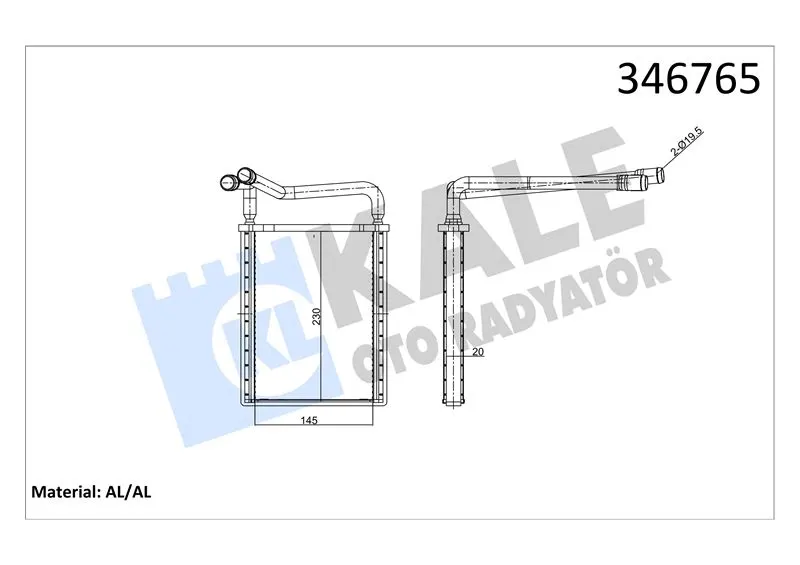 KALE RADYATOR KALORİFER RADYATÖRÜ KALE 346765