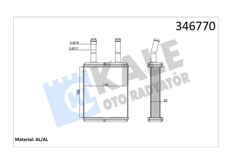 KALE RADYATOR KALORİFER RADYATÖRÜ KALE 346770