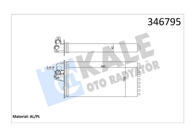 KALE RADYATOR KALORİFER RADYATÖRÜ KALE 346795