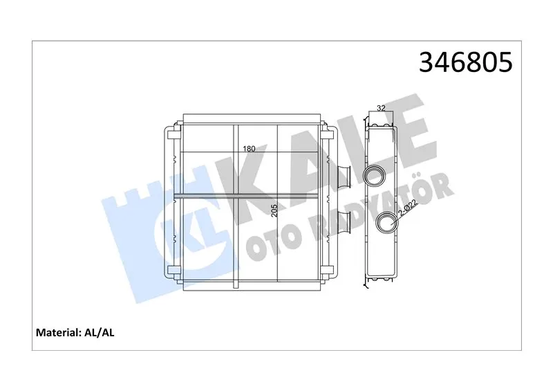 KALE RADYATOR KALORİFER RADYATÖRÜ KALE 346805