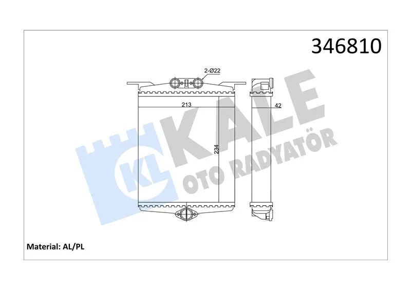 KALE RADYATOR KALORİFER RADYATÖRÜ KALE 346810