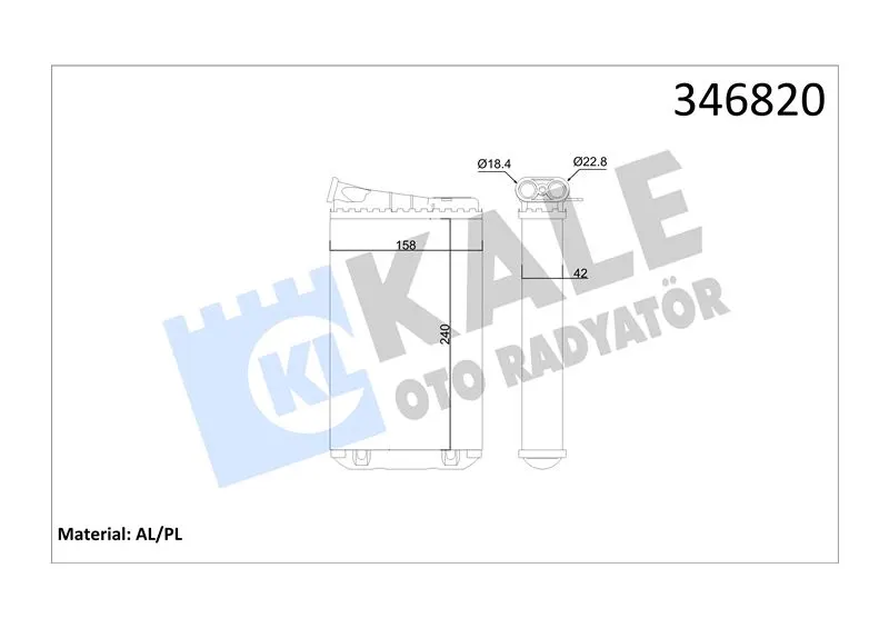 KALE RADYATOR KALORİFER RADYATÖRÜ KALE 346820