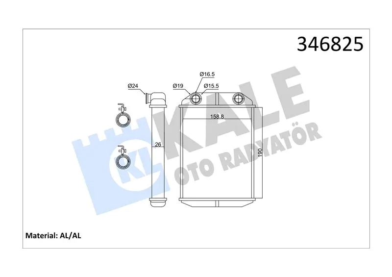 KALE RADYATOR KALORİFER RADYATÖRÜ KALE 346825