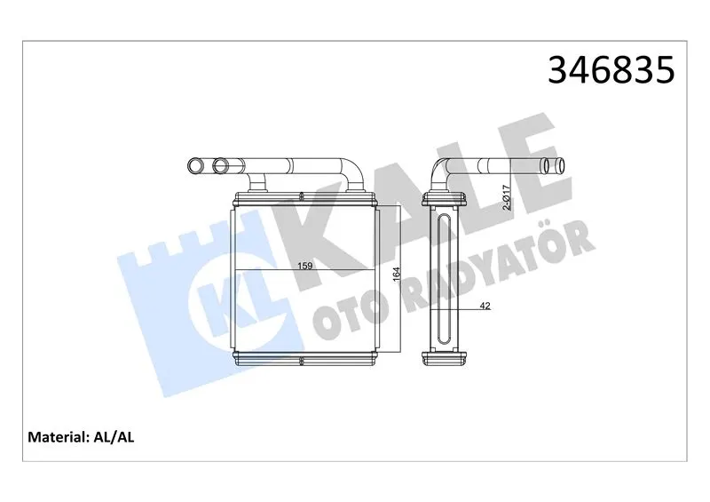 KALE RADYATOR KALORİFER RADYATÖRÜ KALE 346835