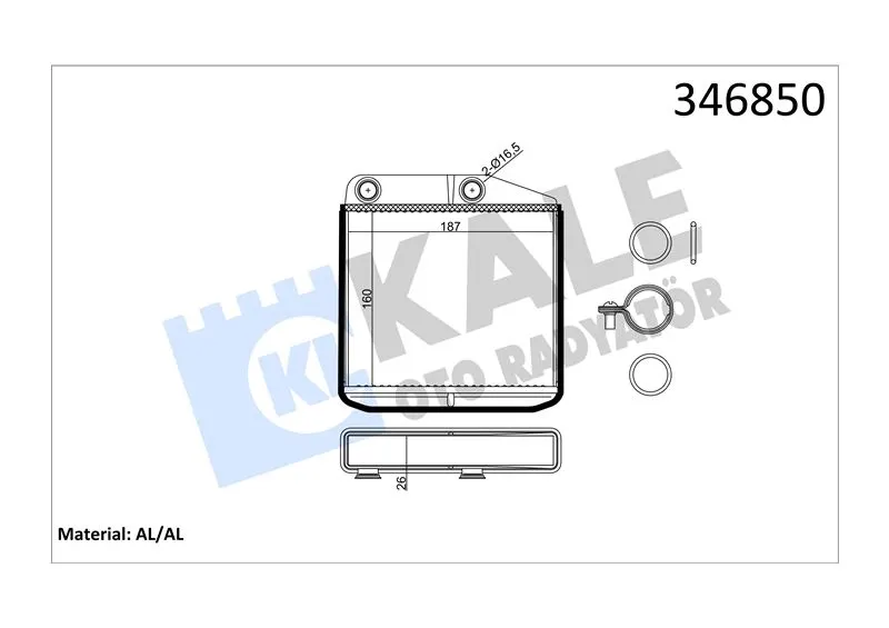 KALE RADYATOR KALORİFER RADYATÖRÜ KALE 346850