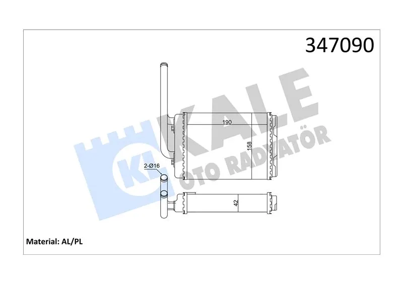 KALE RADYATOR KALORİFER RADYATÖRÜ KALE 347090