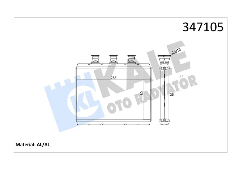 KALE RADYATOR KALORİFER RADYATÖRÜ KALE 347105