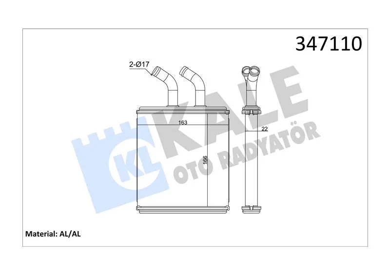 KALE RADYATOR KALORİFER RADYATÖRÜ KALE 347110