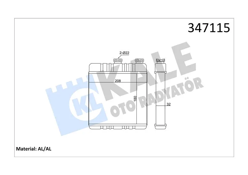 KALE RADYATOR KALORİFER RADYATÖRÜ KALE 347115