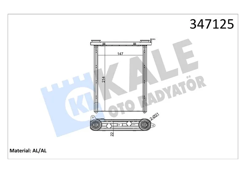 KALE RADYATOR KALORİFER RADYATÖRÜ KALE 347125