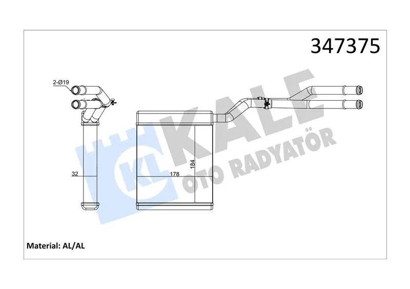 KALE RADYATOR KALORİFER RADYATÖRÜ KALE 347375