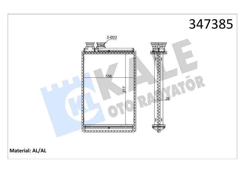 KALE RADYATOR KALORİFER RADYATÖRÜ KALE 347385