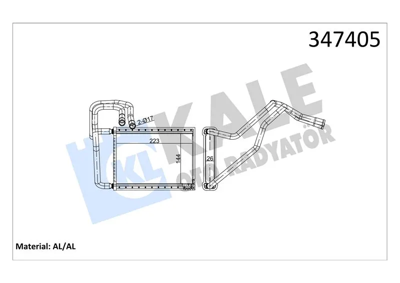 KALE RADYATOR KALORİFER RADYATÖRÜ KALE 347405