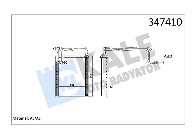 KALE RADYATOR KALORİFER RADYATÖRÜ KALE 347410
