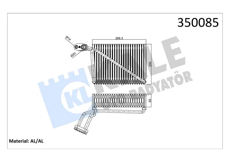 KALE RADYATOR KALORİFER RADYATÖRÜ KALE 350085