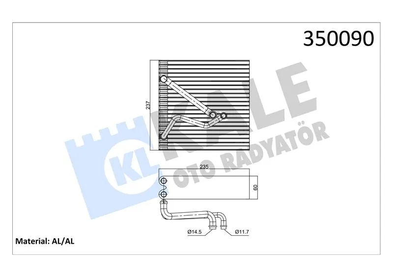 KALE RADYATOR KALORİFER RADYATÖRÜ KALE 350090