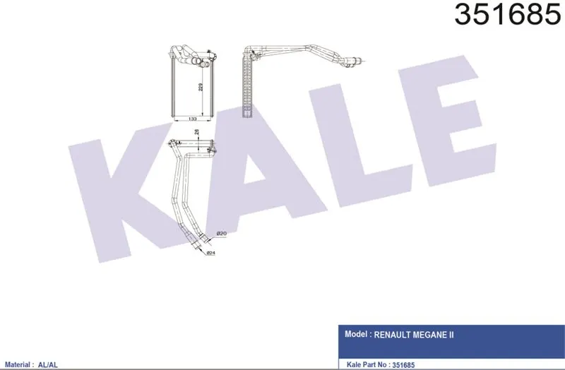 KALE RADYATOR KALORİFER RADYATÖRÜ KALE 351685