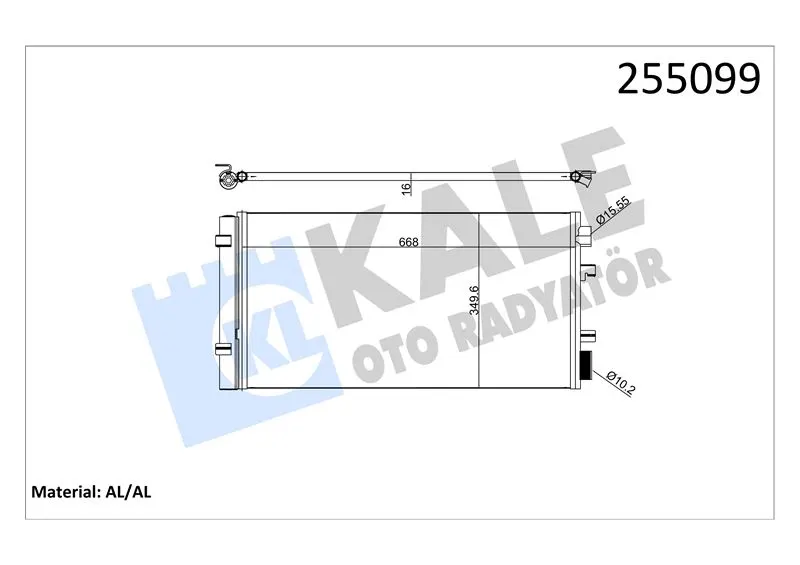 KALE RADYATOR KLİMA RADYATÖRÜ KALE 050ABC065