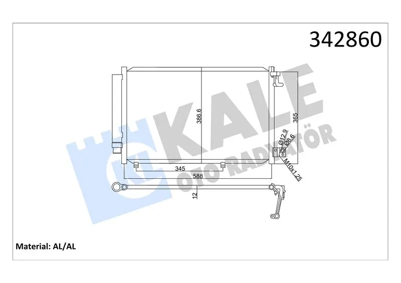 KALE RADYATOR KLİMA RADYATÖRÜ KALE 342860