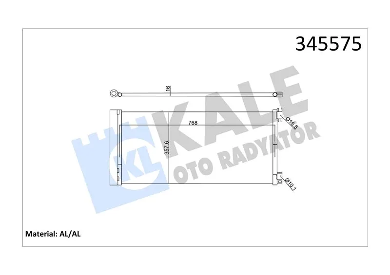 KALE RADYATOR KLİMA RADYATÖRÜ KALE 345575
