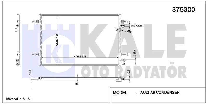 KALE RADYATOR KLİMA RADYATÖRÜ KALE 375300