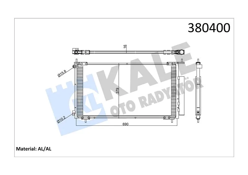 KALE RADYATOR KLİMA RADYATÖRÜ KALE 380400