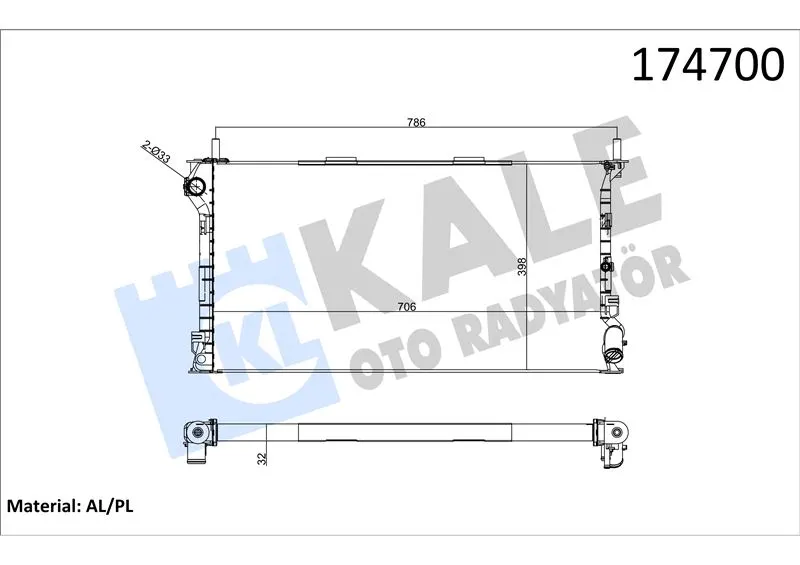 KALE RADYATOR SU RADYATÖRÜ KALE 0224292AL