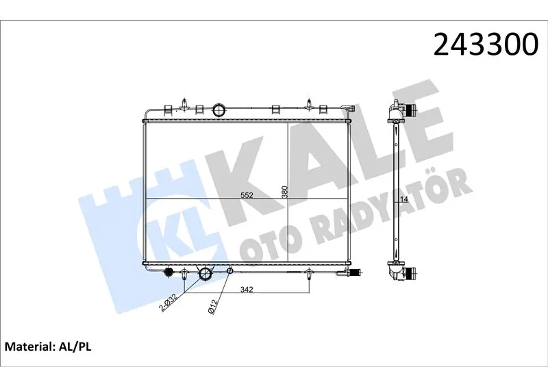 KALE RADYATOR SU RADYATÖRÜ KALE 0403051AB