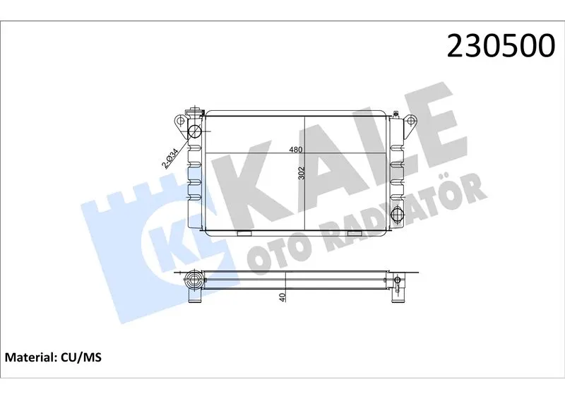 KALE RADYATOR SU RADYATÖRÜ KALE 0501143PS