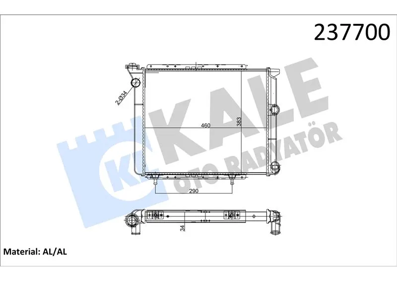 KALE RADYATOR SU RADYATÖRÜ KALE 0504122AL