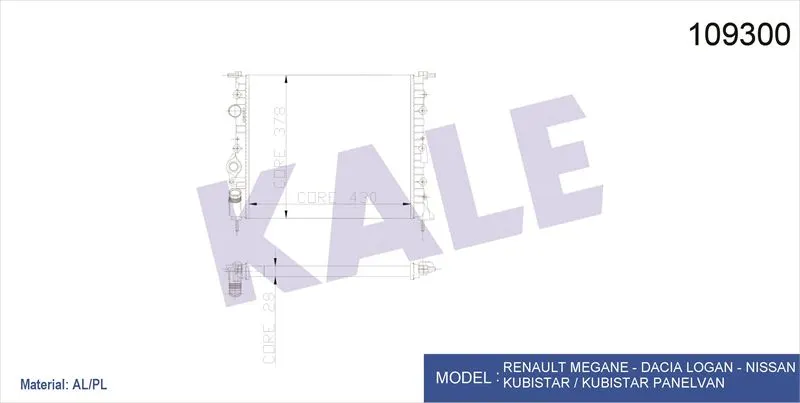 KALE RADYATOR SU RADYATÖRÜ KALE 0514172AL