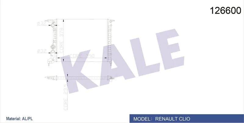 KALE RADYATOR SU RADYATÖRÜ KALE 0527272AL