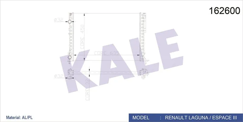 KALE RADYATOR SU RADYATÖRÜ KALE 0550502AL