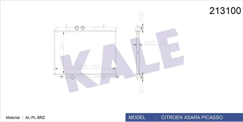KALE RADYATOR SU RADYATÖRÜ KALE 2031031AB