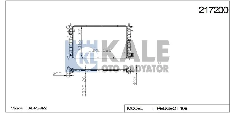 KALE RADYATOR SU RADYATÖRÜ KALE 2047011AB