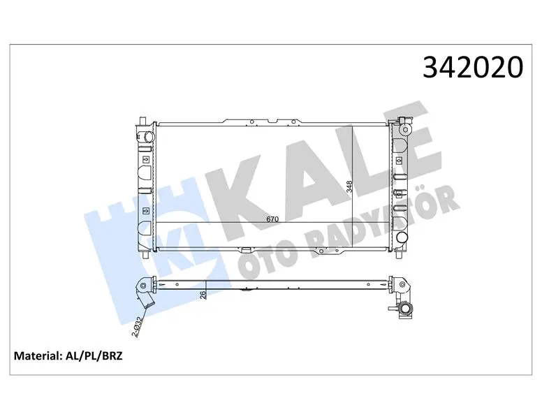 KALE RADYATOR SU RADYATÖRÜ KALE 342020