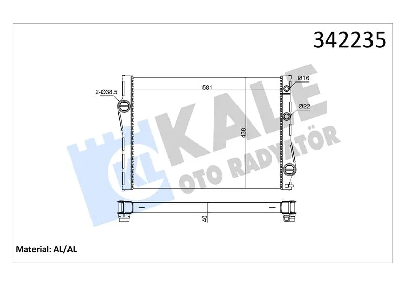 KALE RADYATOR SU RADYATÖRÜ KALE 342235