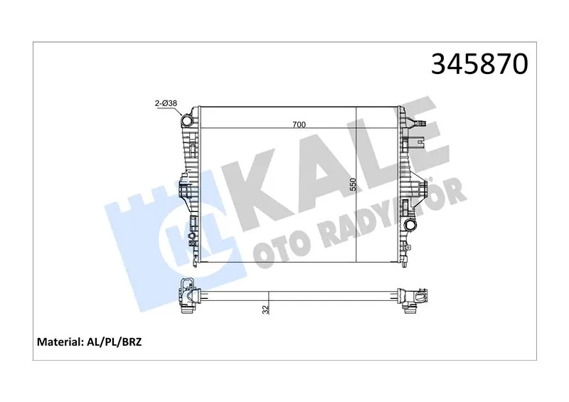 KALE RADYATOR SU RADYATÖRÜ KALE 345870