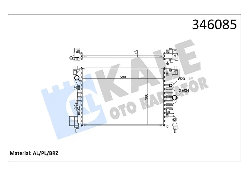 KALE RADYATOR SU RADYATÖRÜ KALE 346085