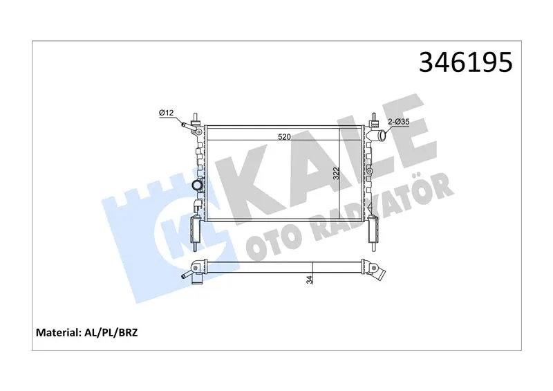 KALE RADYATOR SU RADYATÖRÜ KALE 346195