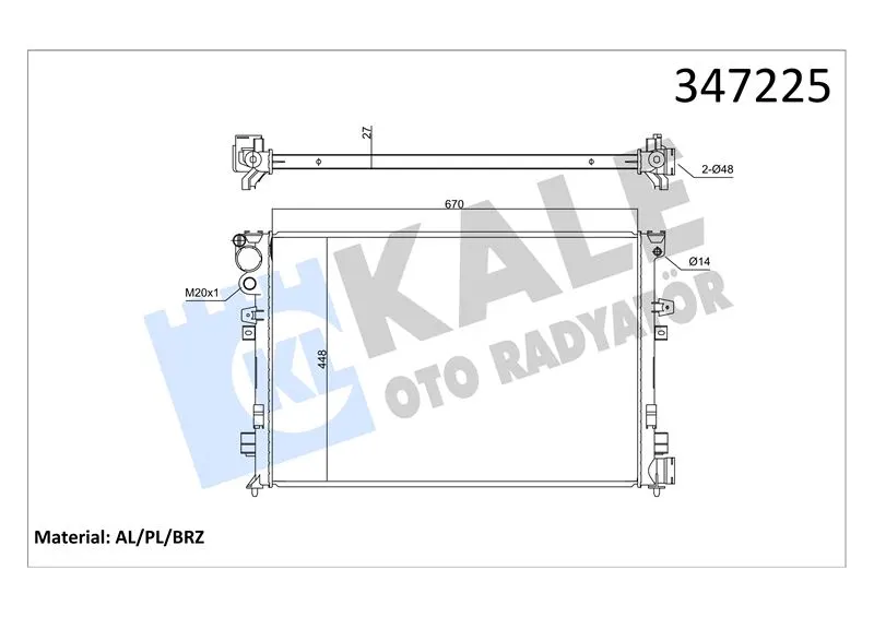 KALE RADYATOR SU RADYATÖRÜ KALE 347225