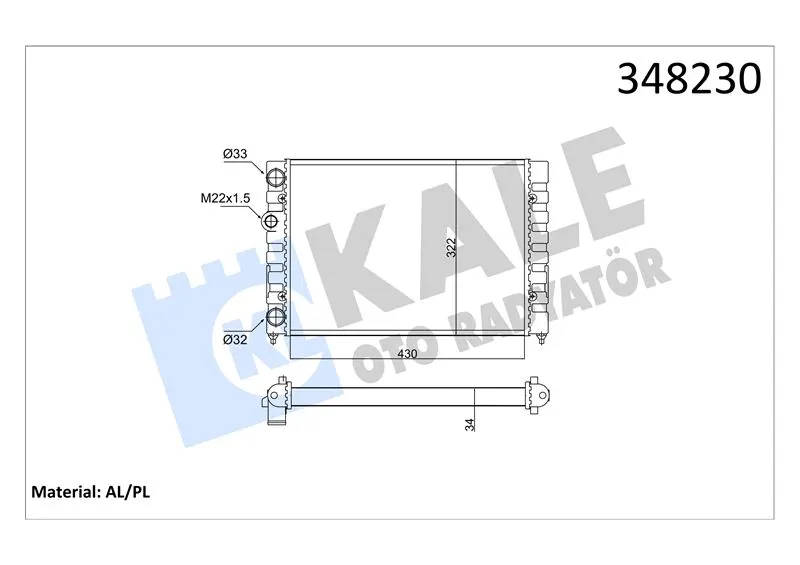 KALE RADYATOR SU RADYATÖRÜ KALE 348230