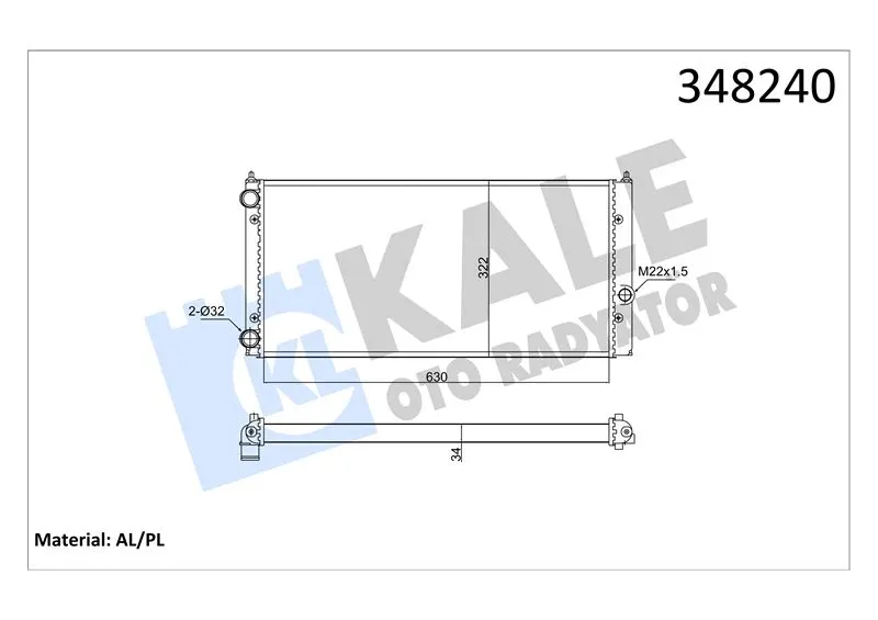 KALE RADYATOR SU RADYATÖRÜ KALE 348240