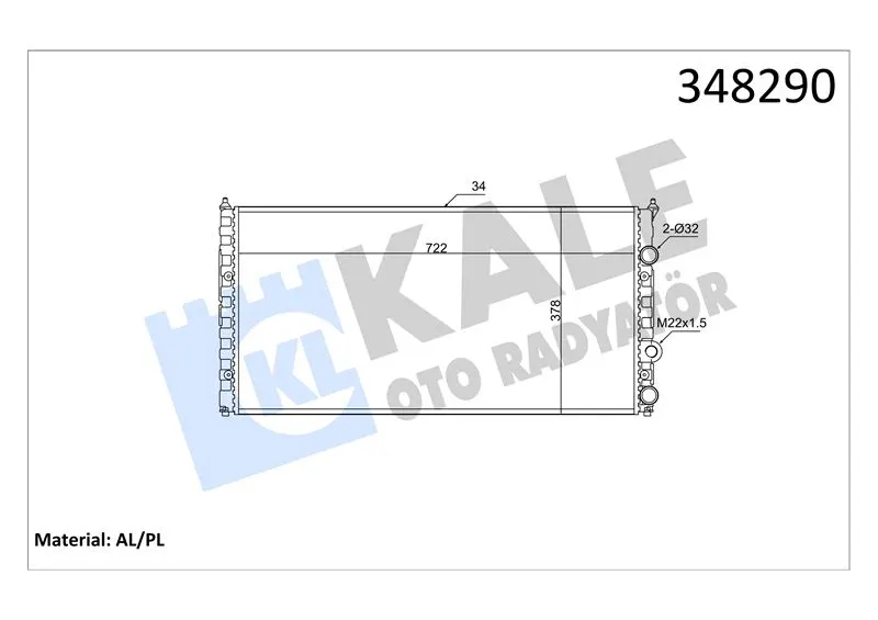 KALE RADYATOR SU RADYATÖRÜ KALE 348290