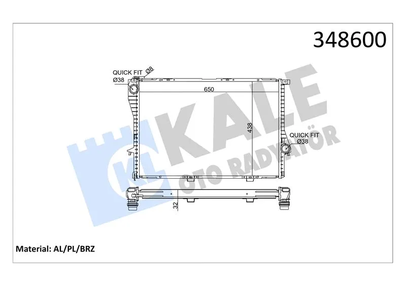 KALE RADYATOR SU RADYATÖRÜ KALE 348600