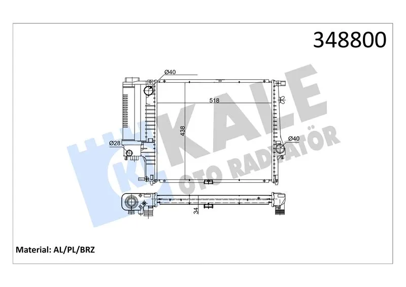 KALE RADYATOR SU RADYATÖRÜ KALE 348800