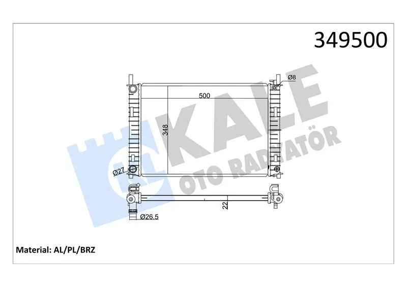 KALE RADYATOR SU RADYATÖRÜ KALE 349500