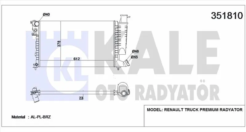 KALE RADYATOR SU RADYATÖRÜ KALE 351810