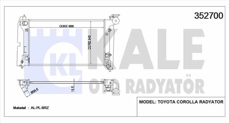 KALE RADYATOR SU RADYATÖRÜ KALE 352700