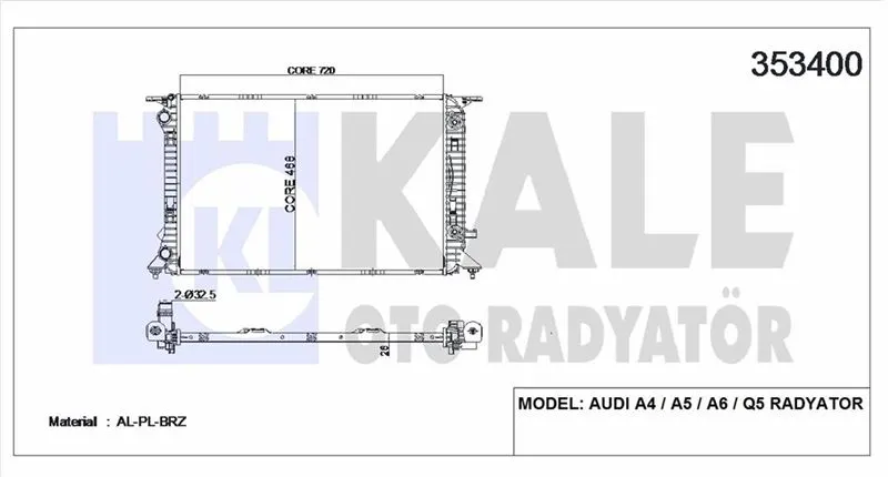 KALE RADYATOR SU RADYATÖRÜ KALE 353400